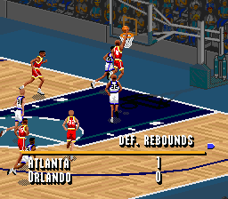 NBA Live 95 screenshot 3 for Super Nintendo